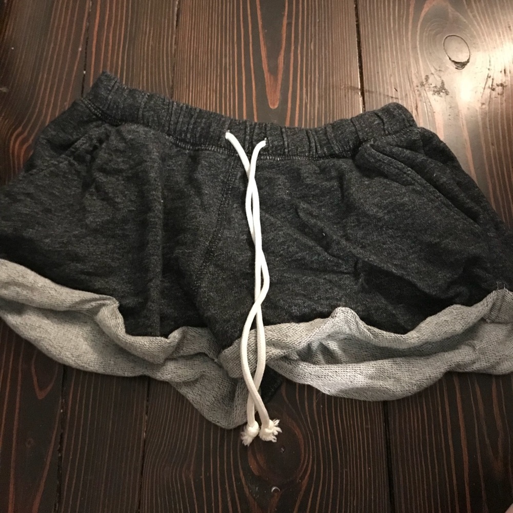 Grey sleeping shorts